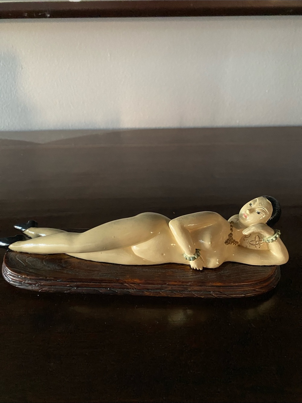 Vintage Asian medical model ceramic Lady sculpture